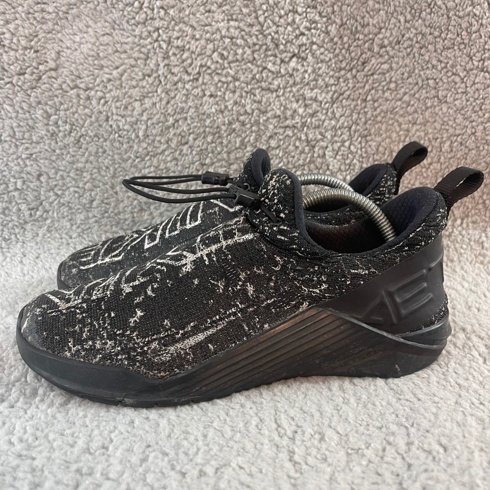 Nike React Metcon Women's 8.5‎ Black Graphic Training Running Gym Shoes BQ6046